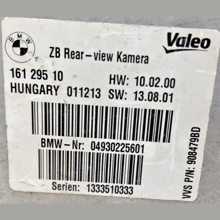 BMW ZB Rear View Camera Kamera F SERIES 2010-15  Module OEM 9302256