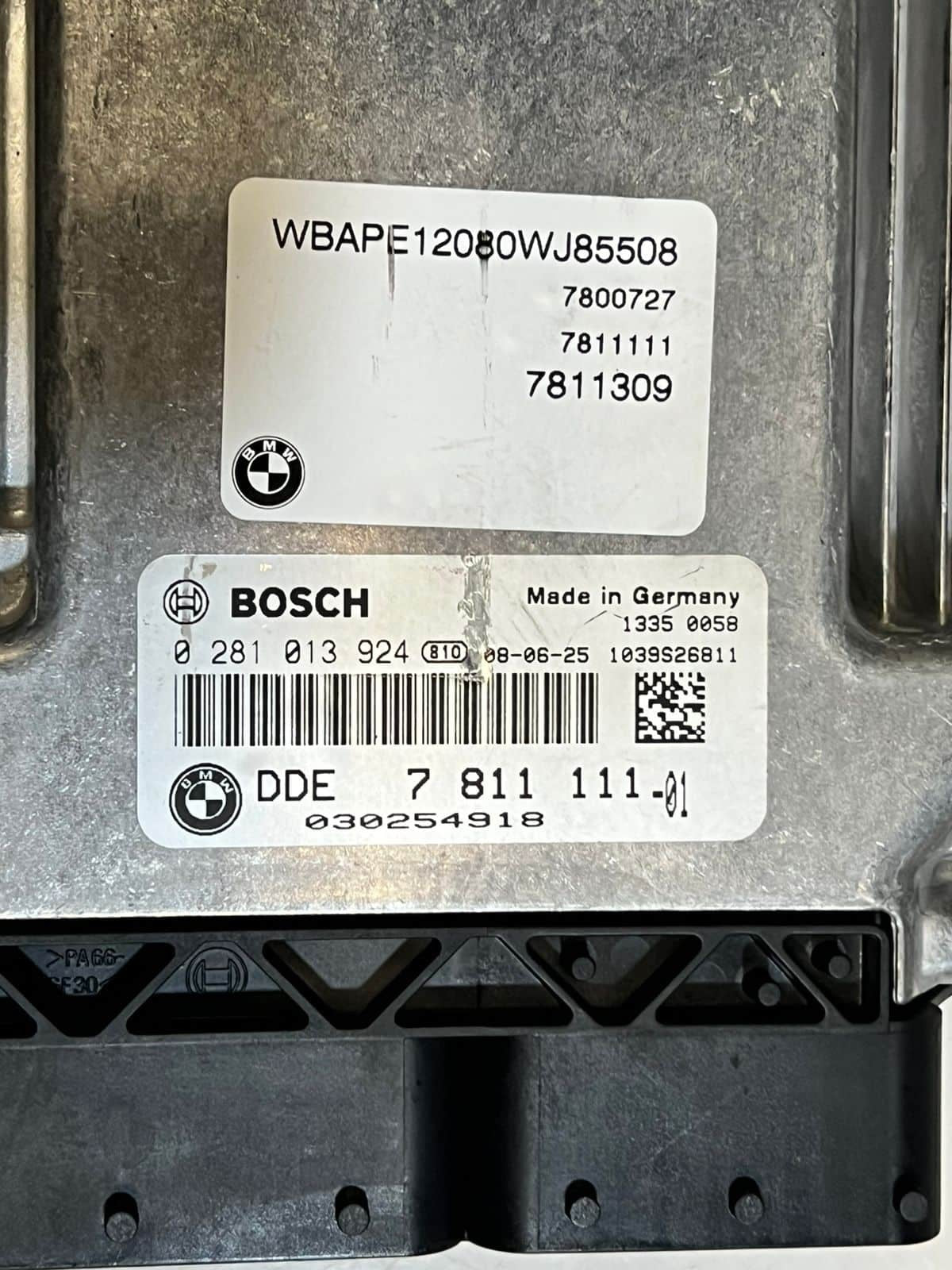 2007-2010 BMW X3 E83 Engine Control Unit ECU SET DDE+EWS+1KEY 7811111 OEM