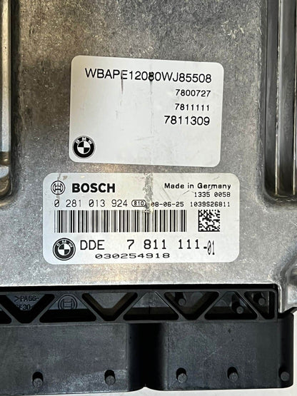 2007-2010 BMW X3 E83 Engine Control Unit ECU SET DDE+EWS+1KEY 7811111 OEM
