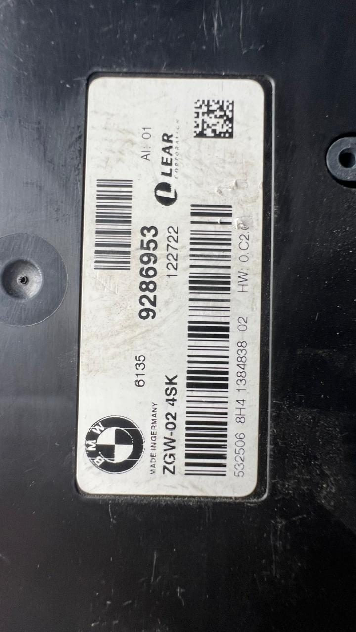 2010-2016 BMW X3 Central Gateway Control Module 9286953 ZGW X3 X4 F25 F26