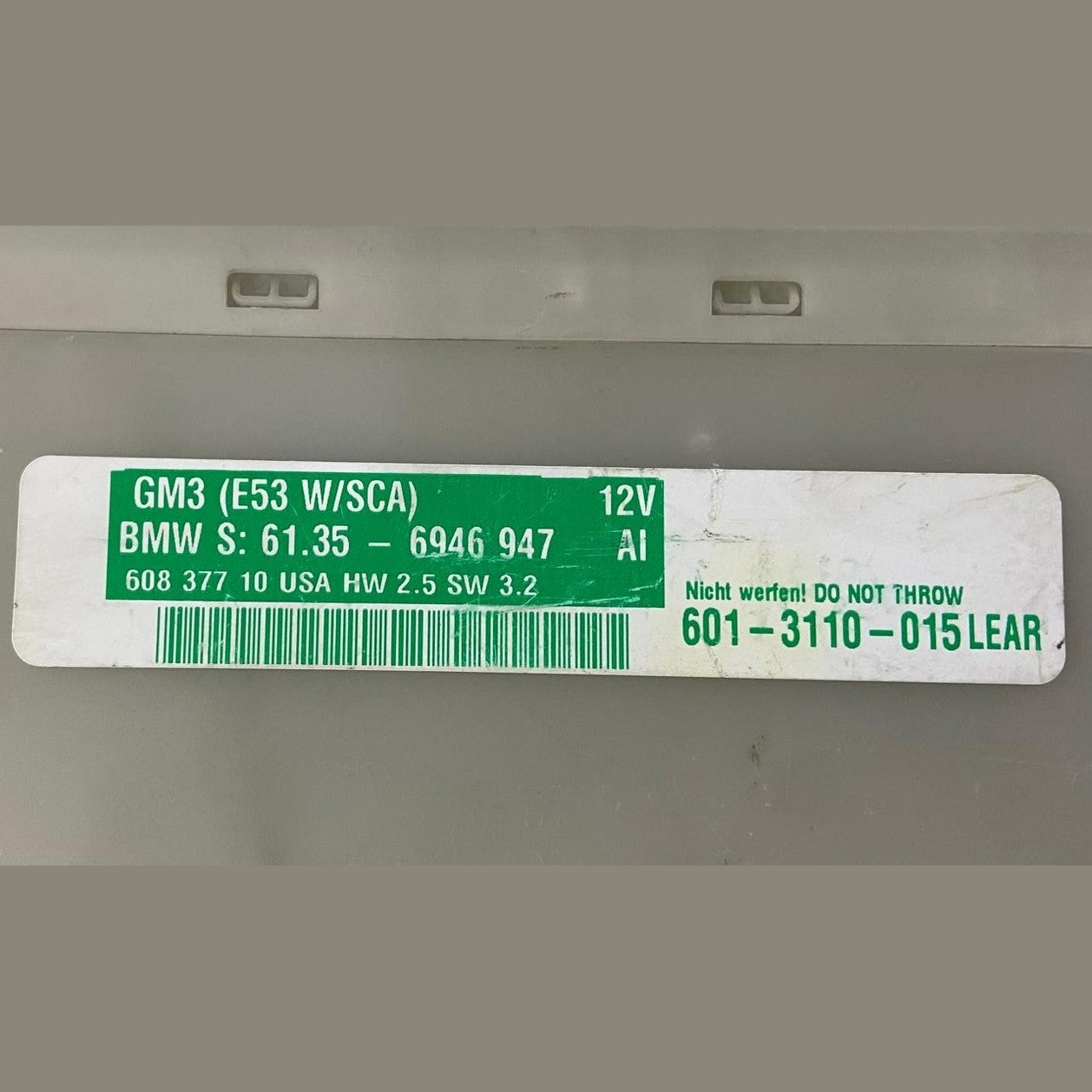 OEM BMW E53 X5 SERIES 3.0i 3.0D 4.4i GM BODY CONTROL MODULE 6946947