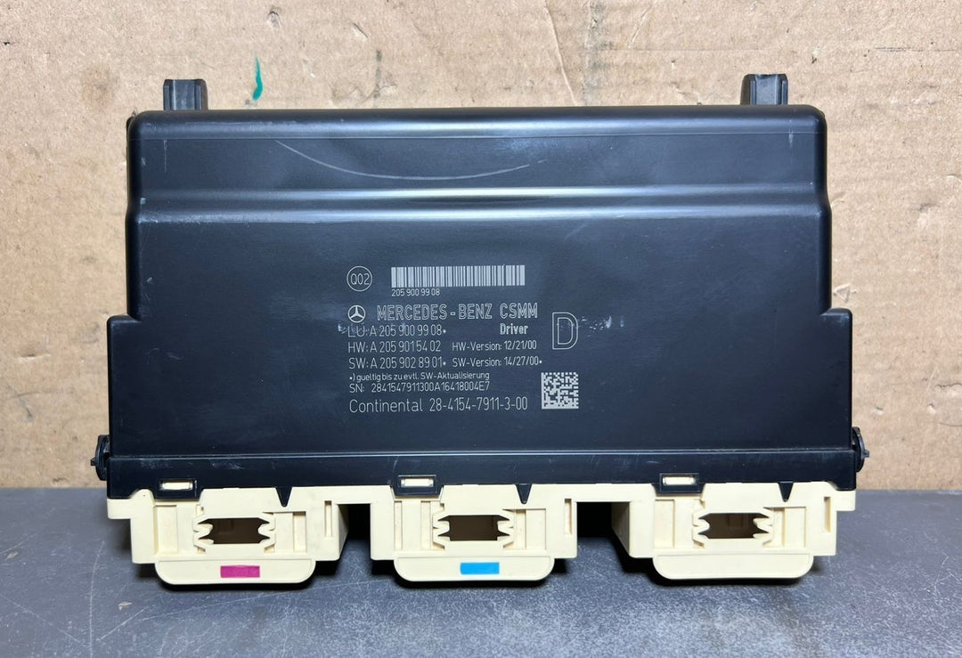 14-18 Mercedes Benz W205 C-Class Driver Seat Control Module A205 9009908 OEM