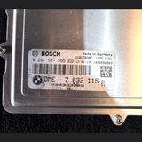 BMW F12 640I N55 ENGINE CONTROL MODULE ECU SET WITH KEY  OEM - 7632155