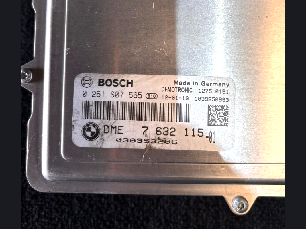 BMW F12 640I N55 ENGINE CONTROL MODULE ECU SET WITH KEY  OEM - 7632155