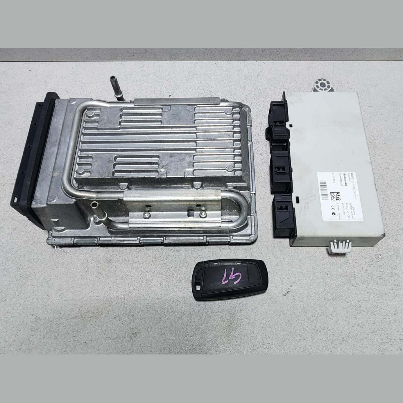 2009-2015 BMW 750i Engine Control Module 7609670 N63 V8 4.4 ECU SET F02