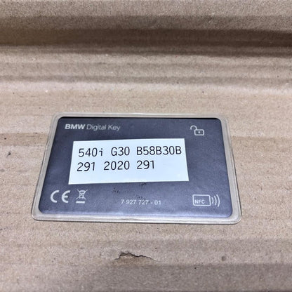 BMW 540i G30 B58B30B 2020 ENGINE CONTROL UNIT BDC-03 KEY CARD -5A23E11