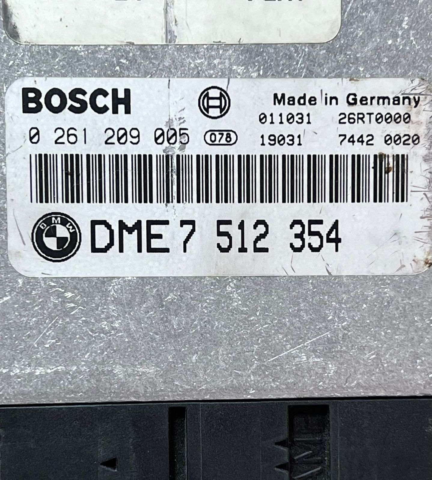 BMW 3 series E46 1.8i N42 Engine DME BASIC CONTROL MODULE COMPUTER ECU 7512354