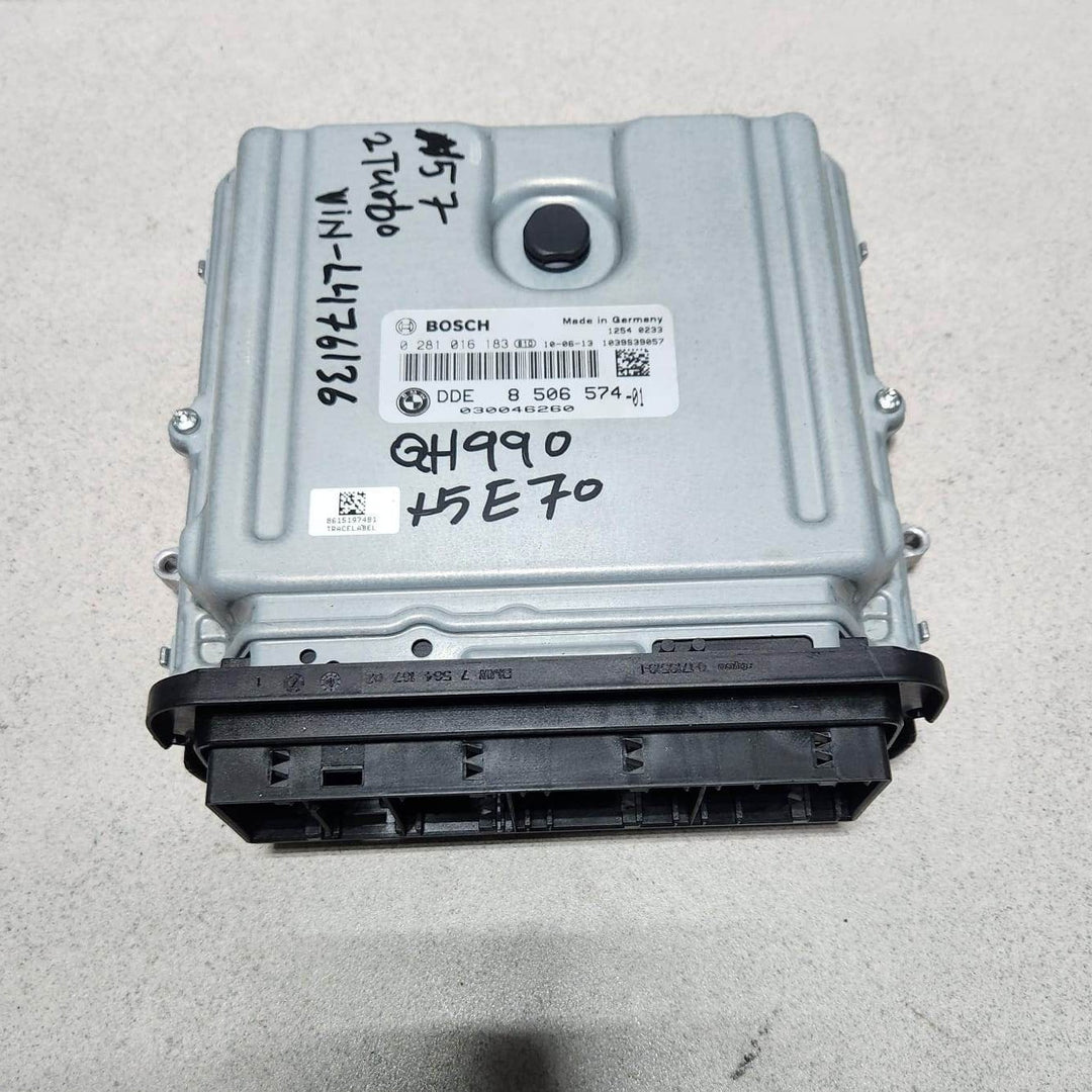 BMW Engine Control Unit 8506574 X5 E70 4.0D E70 N57 D5 TWIN TURBO ECU SET 