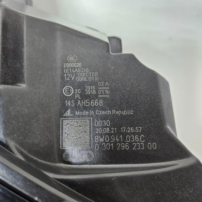 2017-2020 Audi A4 S4 RS4 B9 Headlight 8W0941036C Used