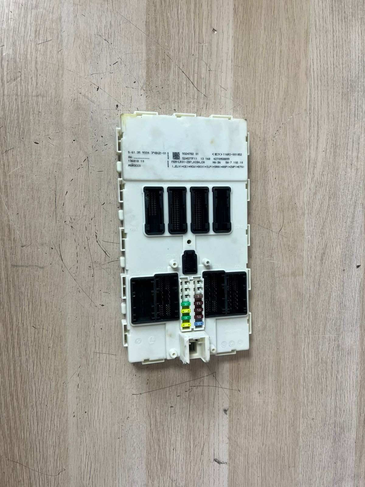 2012-2016 BMW 3 Series 320i 328i 328d Front Electronic Module 9324782 OEM