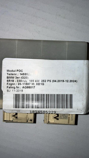 BMW PDC MODULE USS-04 HIGH 9462637 G20 2018 KM20 11/2018 3ER G20