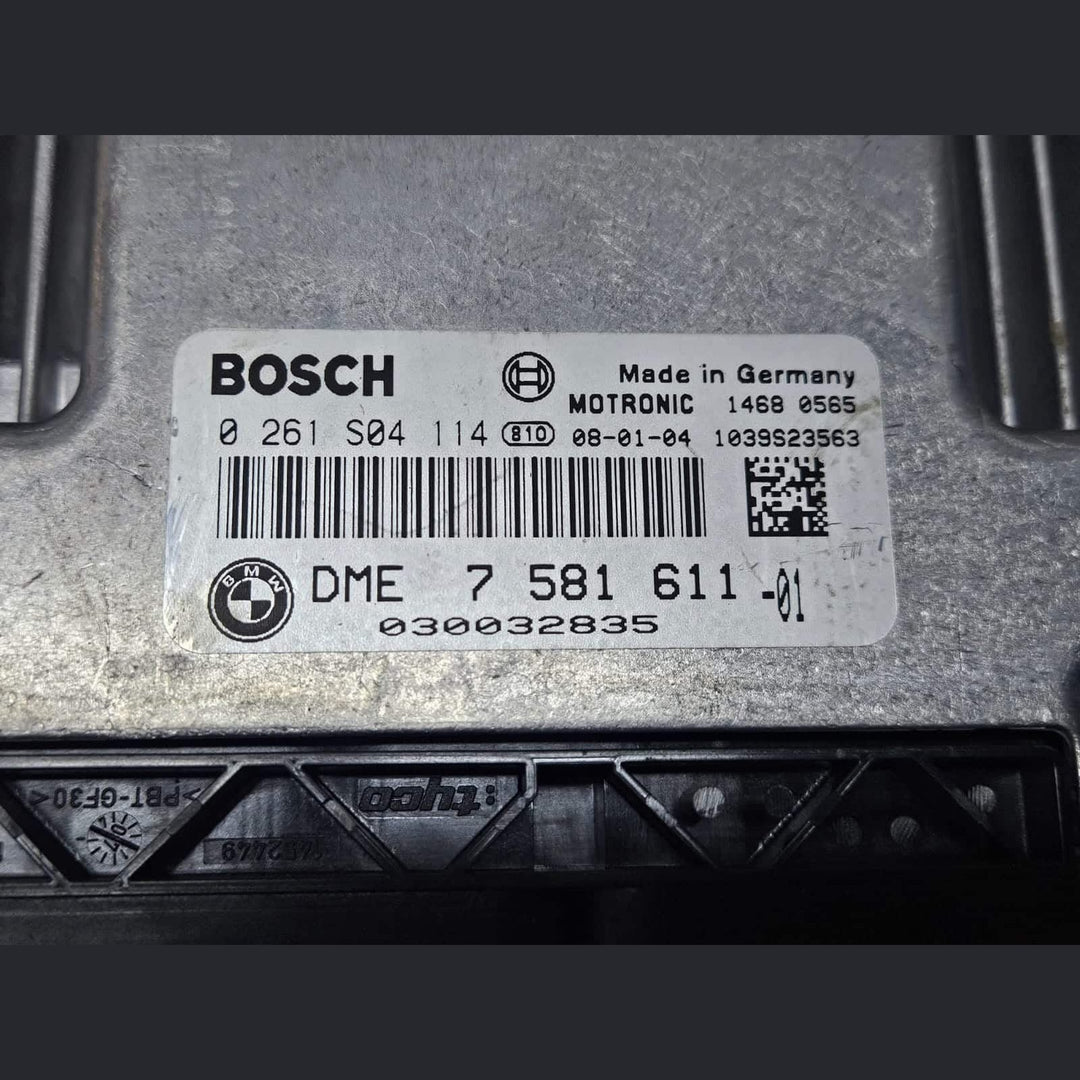 BMW E90 E60 320i N46N Engine Control Unit DME ECU SET 7581611 OEM