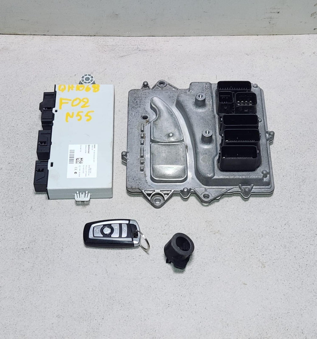 7644134 BMW F02 740LI N55 Engine Control Module ECU SET 2012-2015