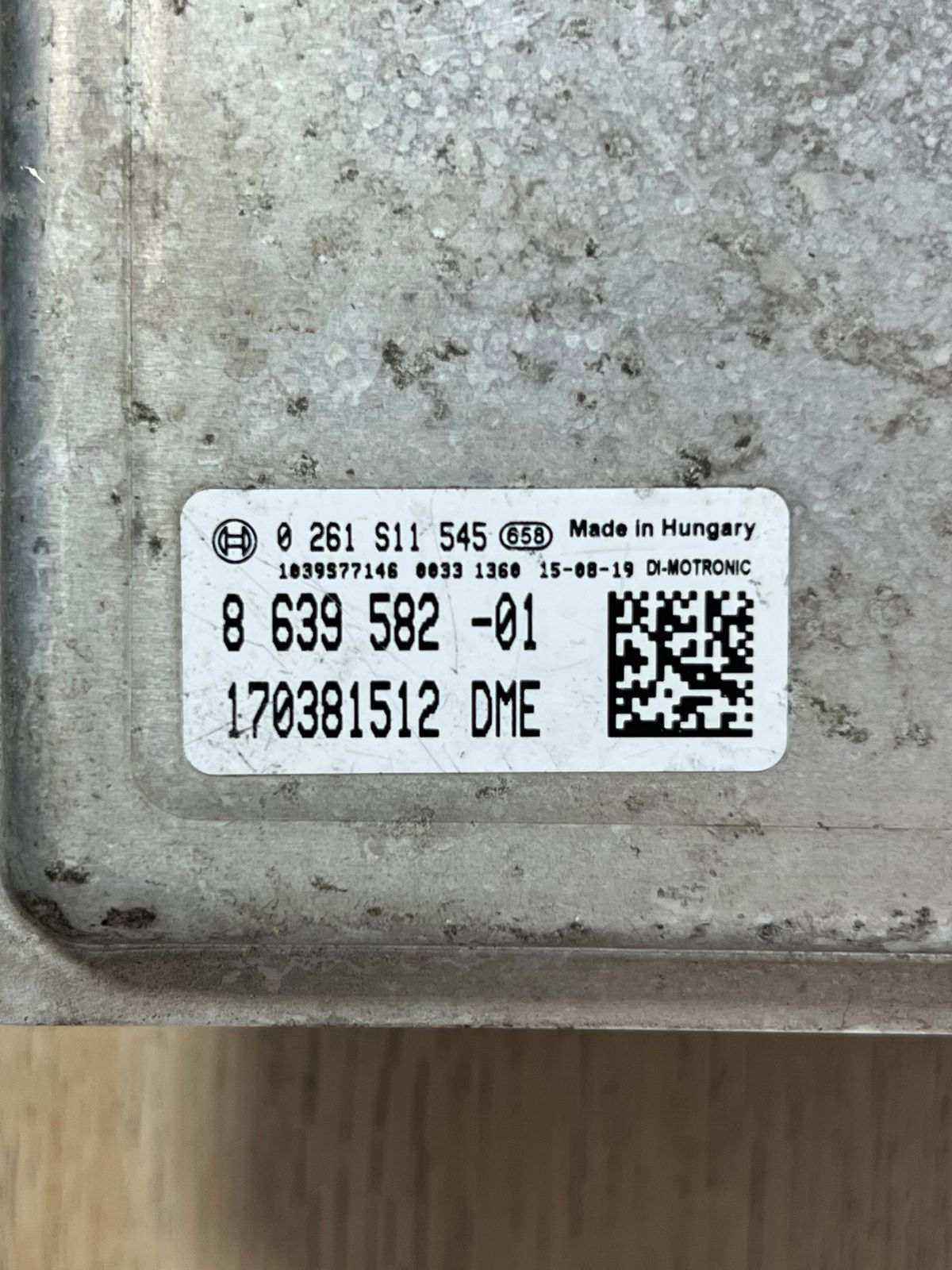 2014-2016 BMW 435i Engine Control Module 8639582 F20 F21 F22 F30 F32 N55 ECU 