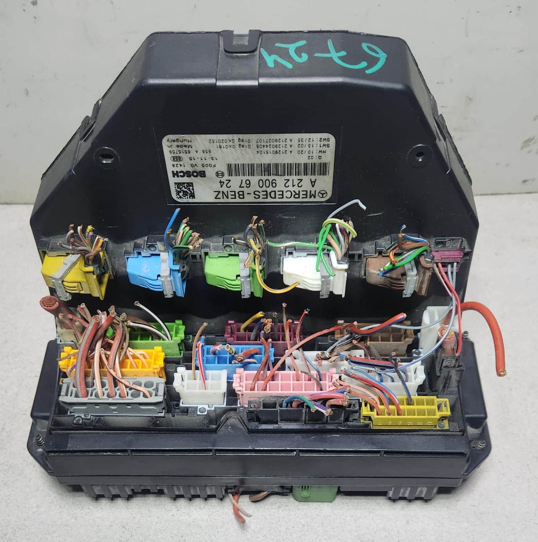 2010-2015 Mercedes-Benz E350 Front Sam Fuse Box Module A2129006724 E550 SLK250