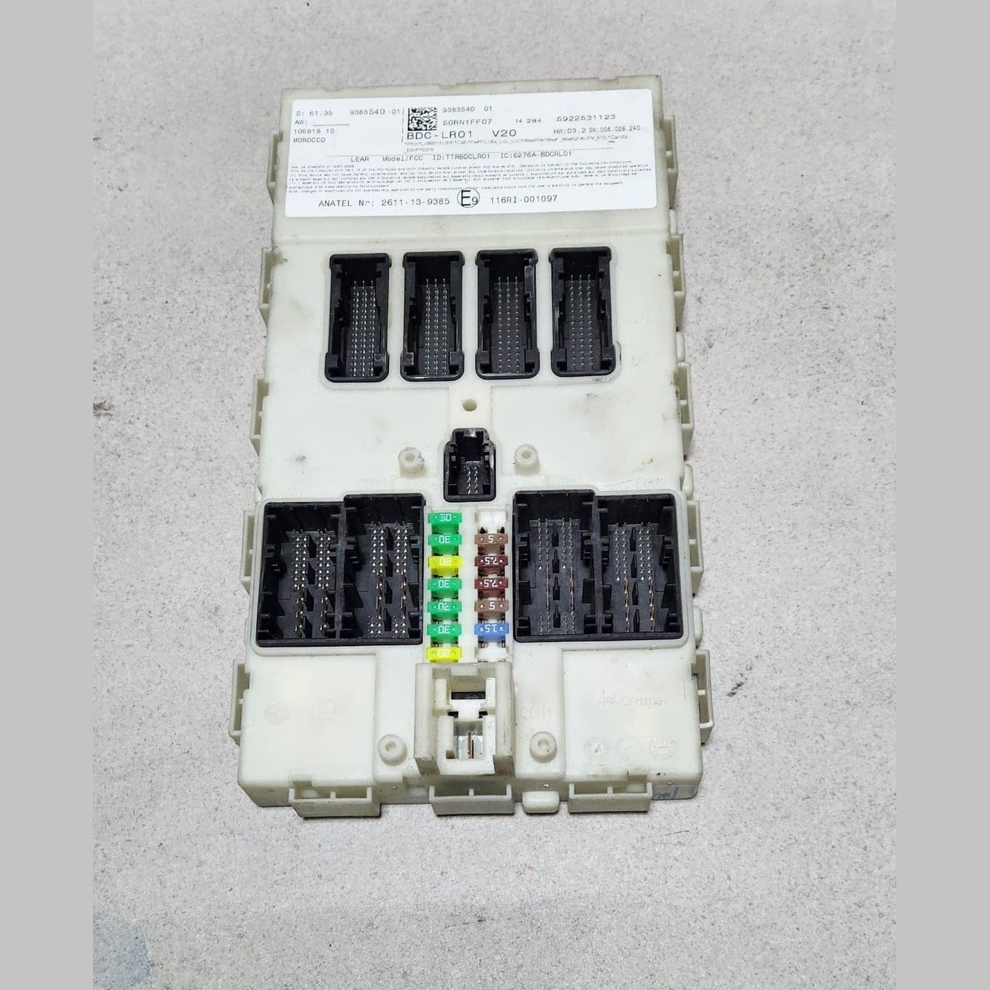 2018 BMW X5 Body Control Module 9383540 X5 F15 OEM