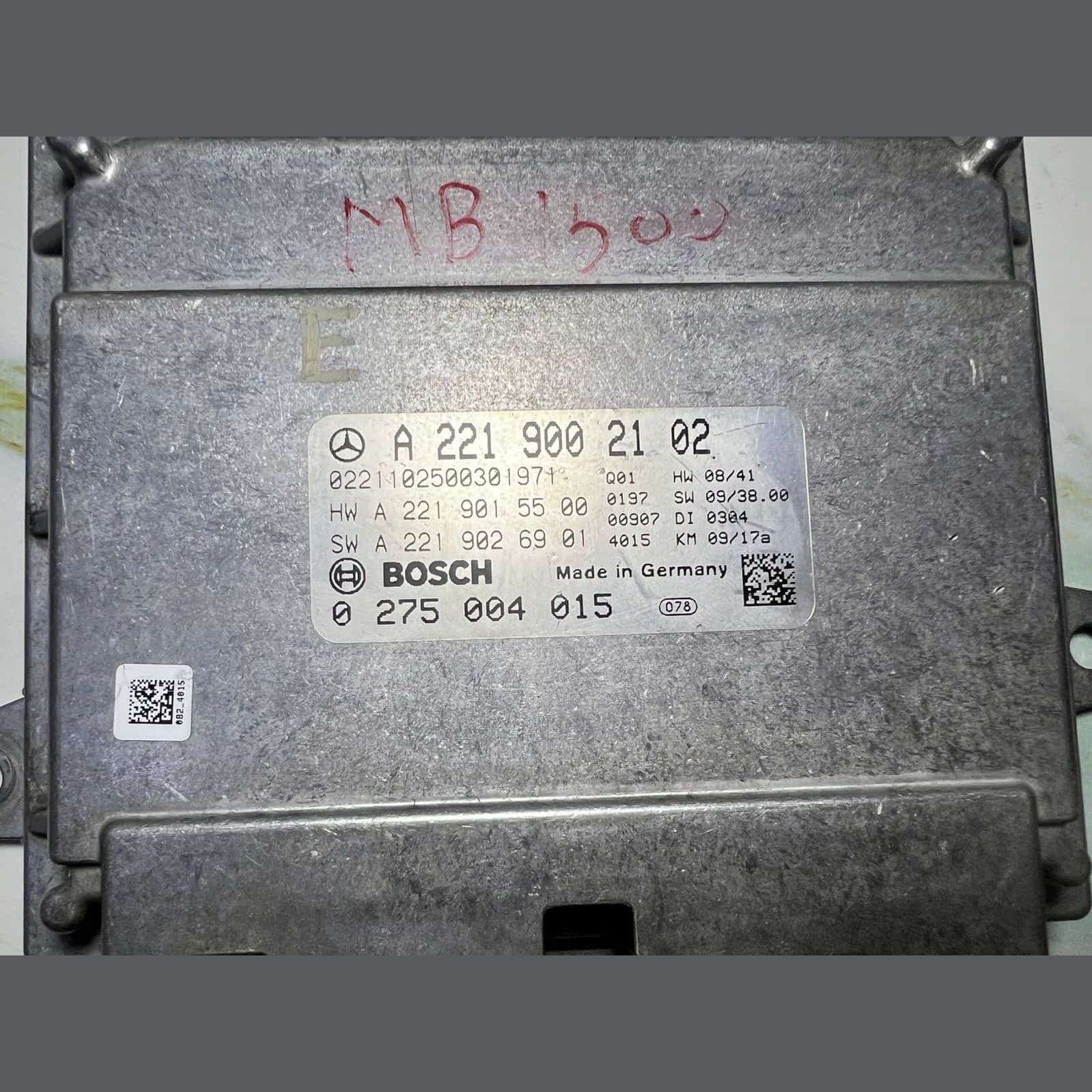 10-13 Mercedes S550 Night Vision Control Module A2219002102 S-Class and CL-Class