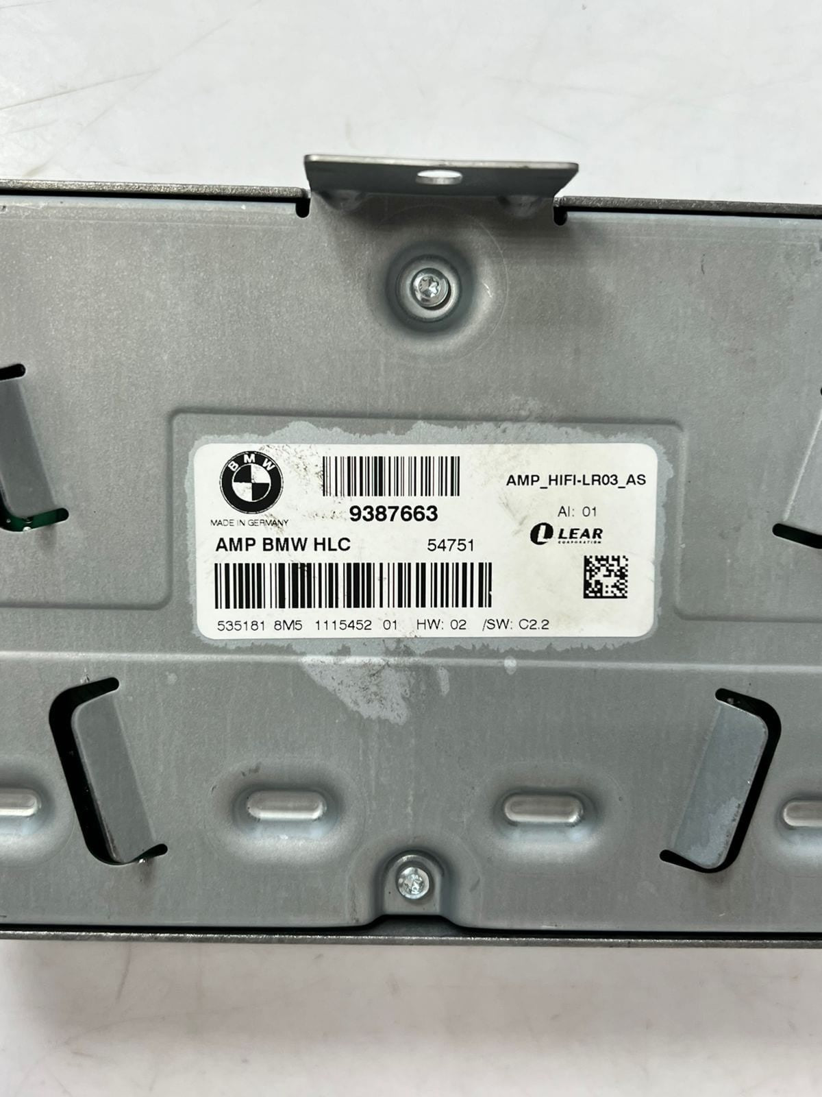 2016 BMW 428i 4 SERIES F20 F36 F30 F34 Audio Amplifier 9387663 OEM