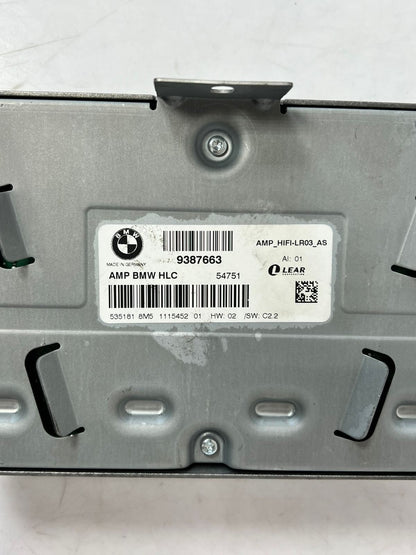 2016 BMW 428i 4 SERIES F20 F36 F30 F34 Audio Amplifier 9387663 OEM