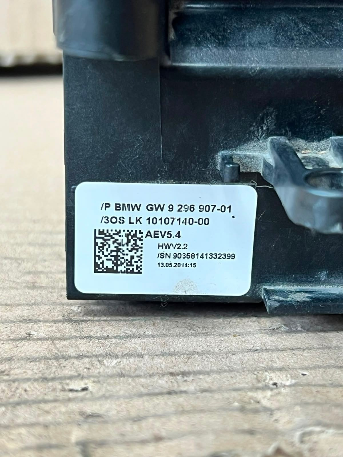 2013 BMW 5' F10 F11 F12 535i Gear Shift Selector SWITCH 9296907 OEM