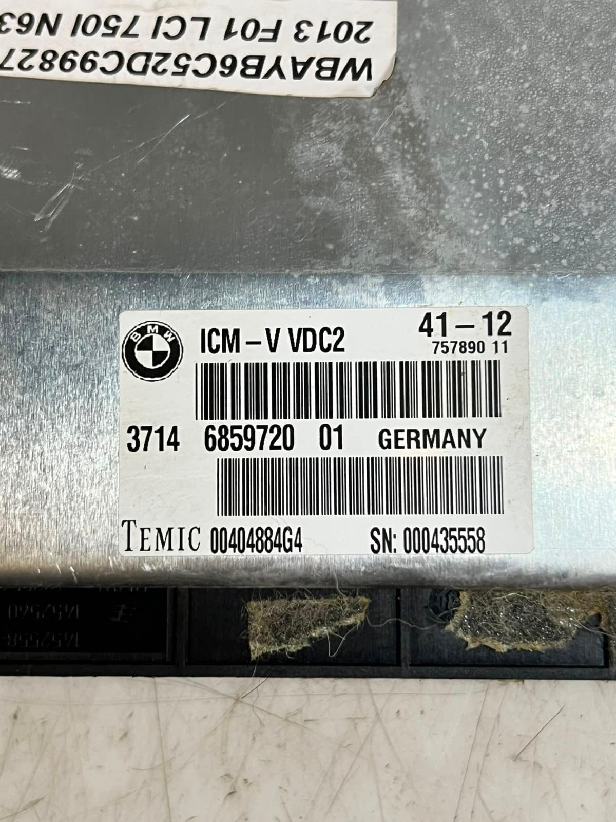 BMW F02 F10 F13 F06 F12 F07 Suspension Control Module VDC2 ICM 6859720 OEM