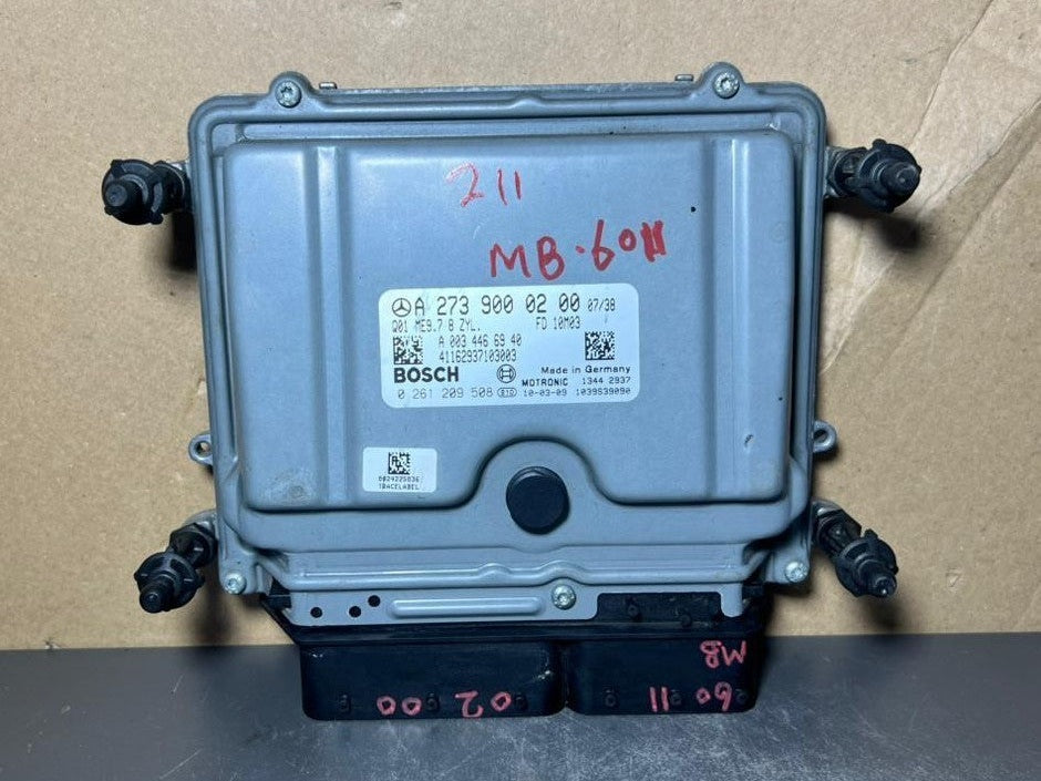 03-09 Mercedes W211 E-Class Engine Control Module Unit ECM ECU A273 9000200 OEM