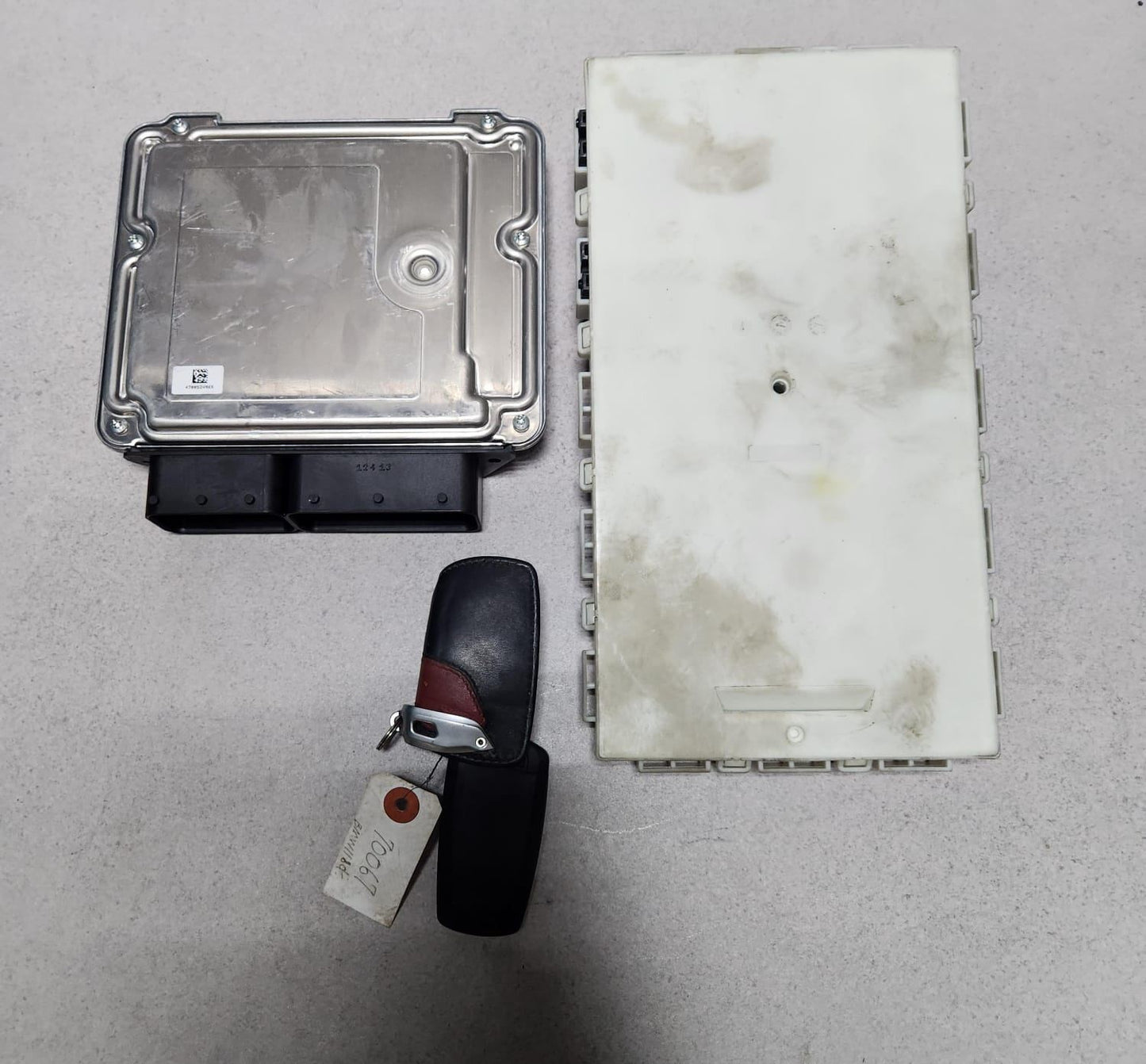 BMW Engine Control Unit DDE 8598759 ECU SET 320D 2017 B47 RHD 