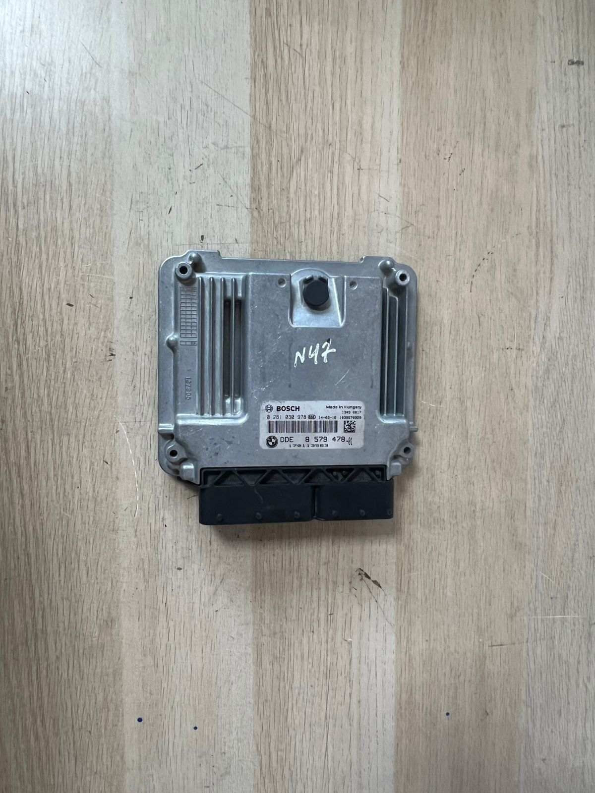 BMW N47 X1 F20 F21 2014 Diesel Engine Control Unit/Module 8579478 135kW 