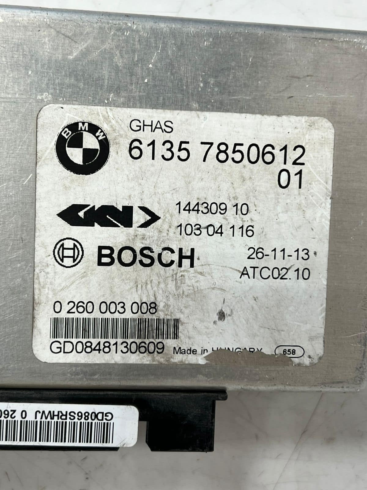 2012-2018 BMW M5 F10 M6 F06 F12 F13 Differential Lock Control Module 7850612 