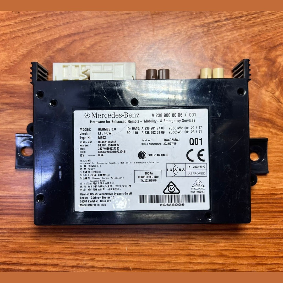 Mercedes-Benz W238 Bluetooth Telematics Module A238 9008006 OEM
