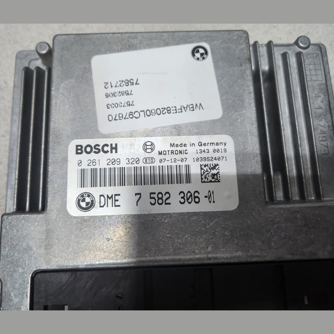 2006-2009 BMW X5 4.8I Engine Control Unit 7582306 N62N ECU SET RHD