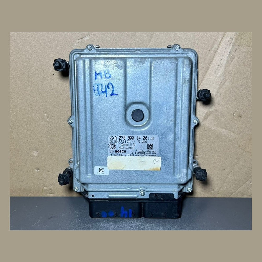 12-18 Mercedes W166 GL450 Engine Control Module Unit ECM ECU A278 9001400 OEM