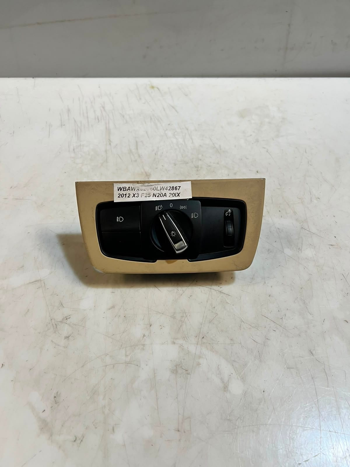 2012-2016 BMW F30 and F32 3 Series 328i Headlight Control Switch 9265297 OEM