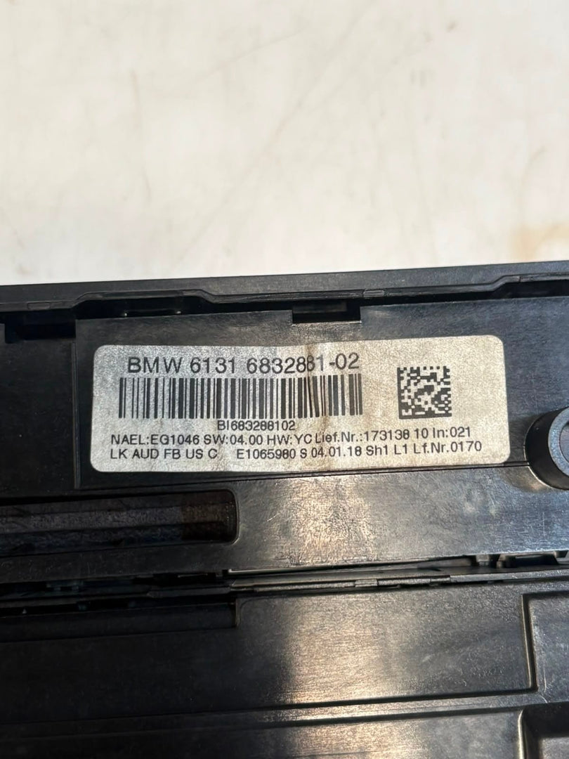 BMW 3 Series F30 F80 Air Conditioning Radio Control Panel 6832881 OEM