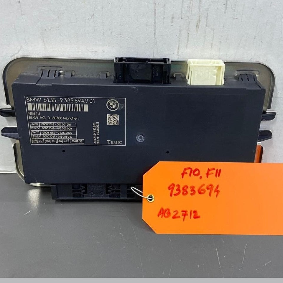 OEM BMW 5 F10 F11 2016 Light control module unit LCM 9383694 FRM 111