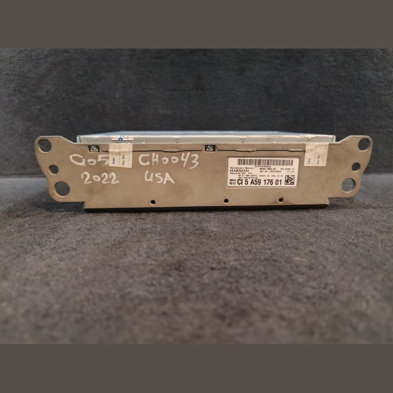 OEM BMW 530I AUDIO RADIO NAVIGATION RECEIVER MODULE UNIT -  5A59176