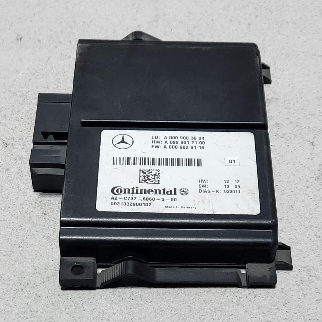 2014-2016 Mercedes-Benz E350 Blind Spot Radar Control Module A0009003004