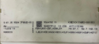 OEM BMW F30 F23 N55 Front Electronic Fuse Domain Body Control Module 9324782