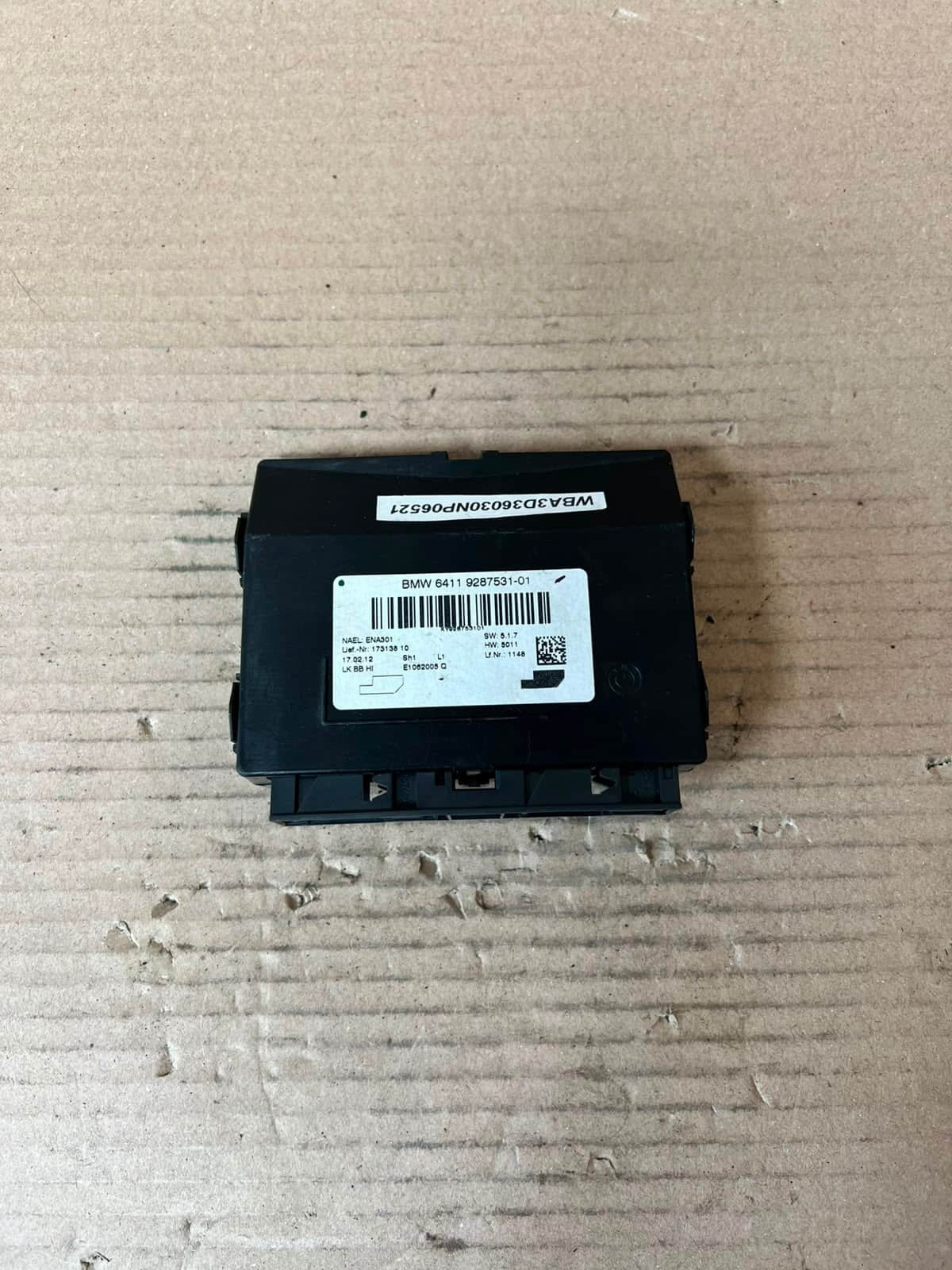 2012 BMW 320i F20 F21 F30 F31 F35 Air Conditioning/Heating Control Unit 9287531