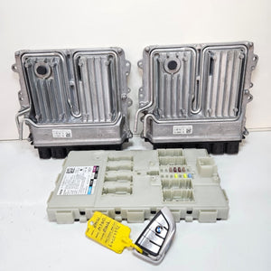 8489448-BMW 7 Series and M760i G12 N74 V12 Engine Control Unit ECM DME Key Set