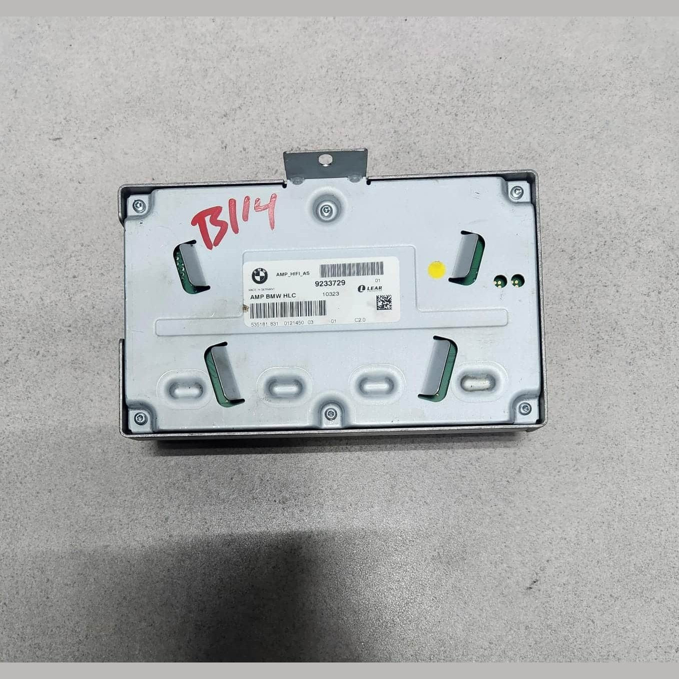 2007 BMW X5 Audio Amplifier 9233729 X5 E70 535i GT 550i GT and ALPINA