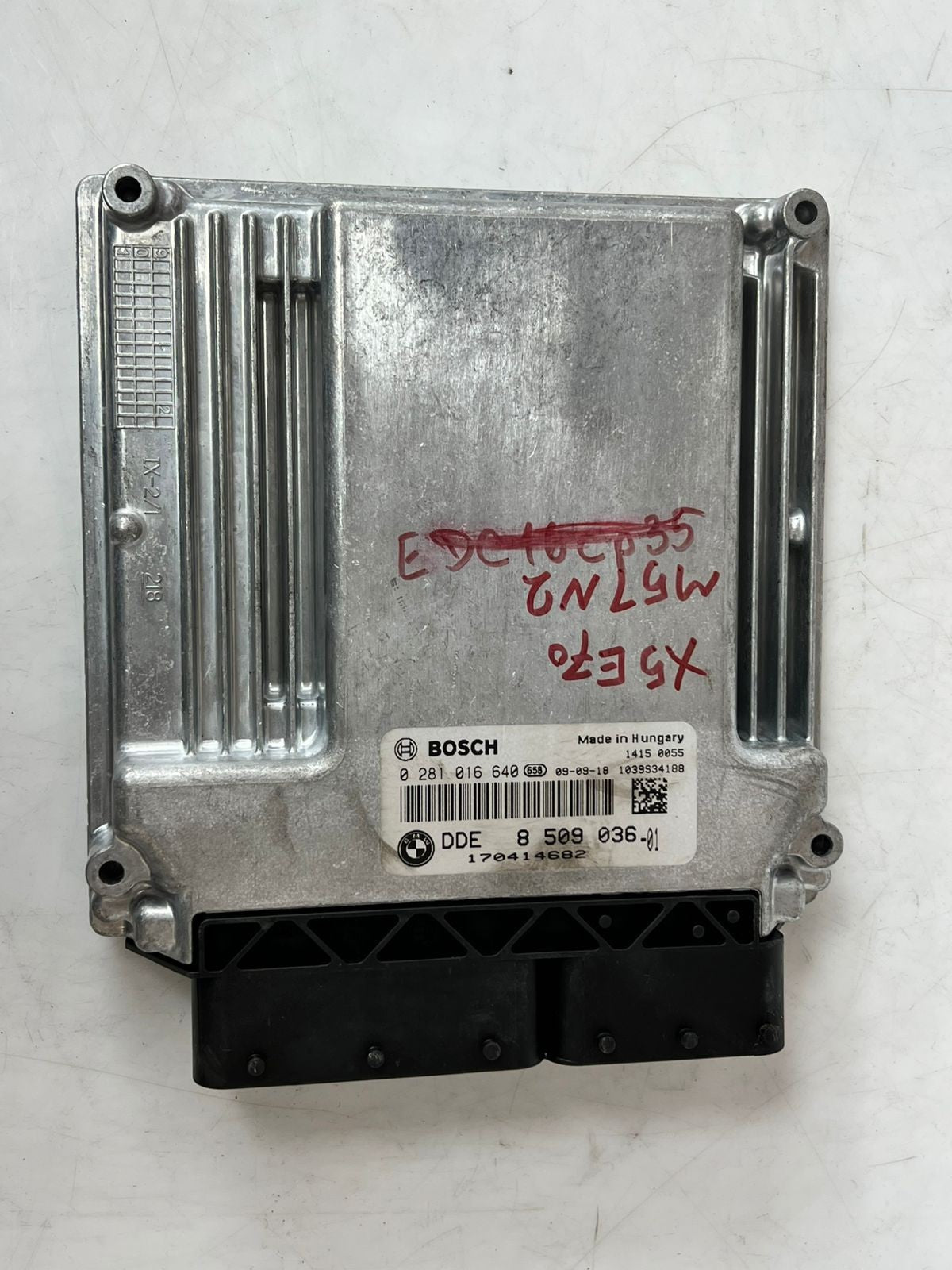 BMW X5 E70 M57N2 3.0 ENGINE CONTROL UNIT ECU SET DDE + CAS3 + 1KEY 8509036