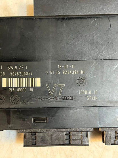 BMW F06 F07 F10 F11 F12 F13 JUNCTION BOX CONTROL MODULE UNIT ECU 9244394 OEM