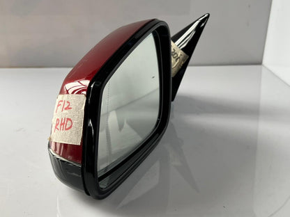 2012 BMW F12 640I, 650I LEFT Side View Mirror A046412 RED RHD