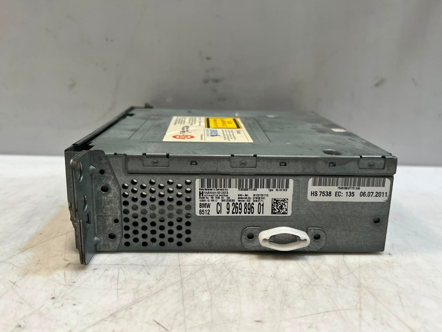 2010-2017 BMW X3 F25 CIC Head Unit Stereo CD Player 9269896 OEM