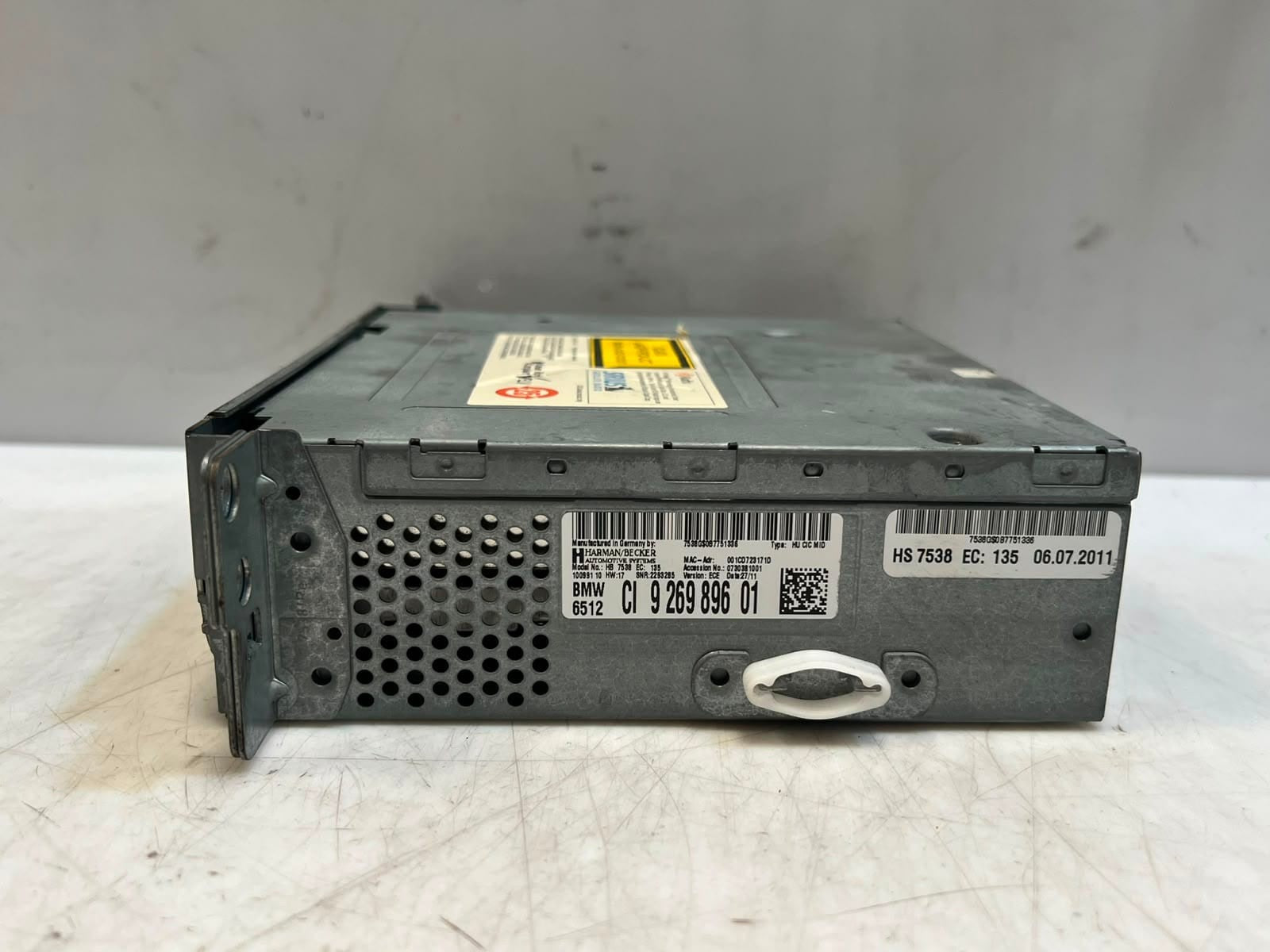 2010-2017 BMW X3 F25 CIC Head Unit Stereo CD Player 9269896 OEM