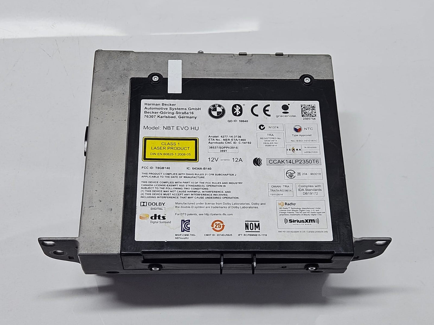 8708257-2013-2018 BMW X5 X4 F26 RHD Head Unit Navigation Audio Radio OEM