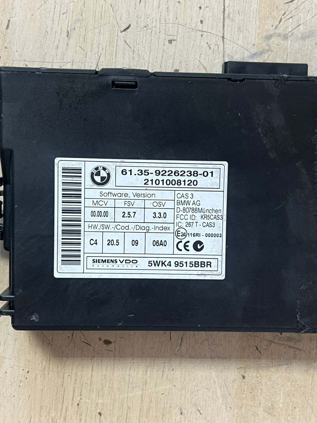 2014 BMW N47 E90 Engine Control Unit ECU SET DDE + CAS3 + 1KEY 8507202
