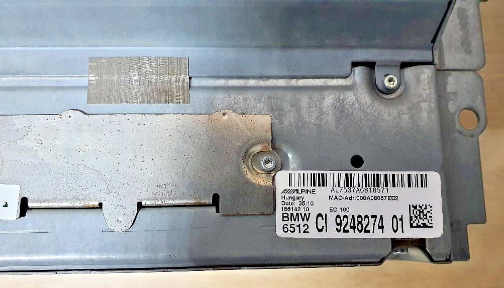BMW F01 F02 F06 F10 F11 F12 F13 CIC Navigation Head Unit 9248274