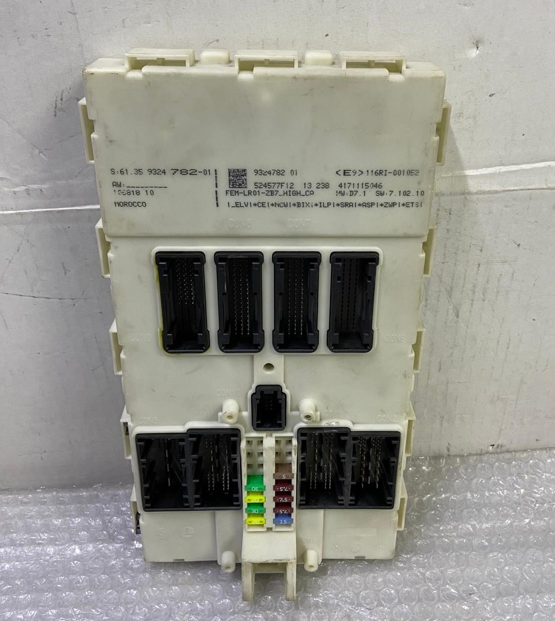 OEM BMW F30 F23 N55 Front Electronic Fuse Domain Body Control Module 9324782